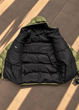 Мужской двухсторонний пуховик lacoste 7