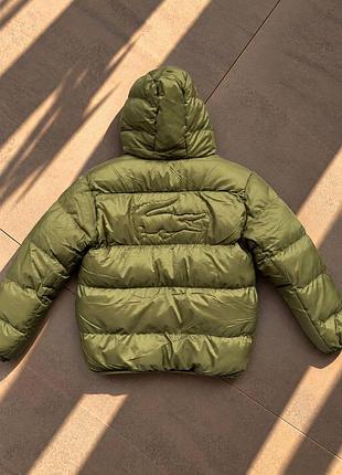 Мужской двухсторонний пуховик lacoste 5