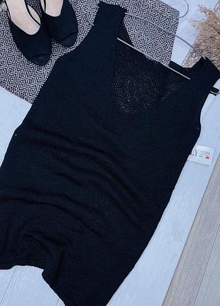 Новий в’язаний жилет xxl 3xl осінній жилет великого розміру чорний жилет прямий