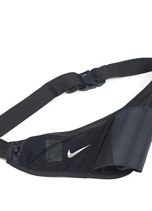 Беговая поясная сумка nike черного цвета