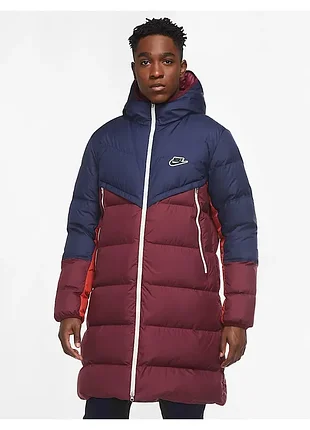 Новый мужской пуховик пальто парка nike sportswear down-fill windrunner parka