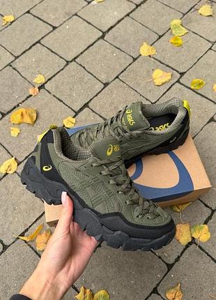 Asics gel-pickax black/khaki 2