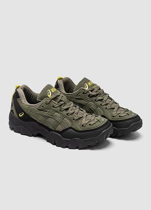 Asics gel-pickax black/khaki 3