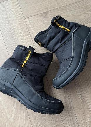 Черевики jack wolfskin для дітей , чорні