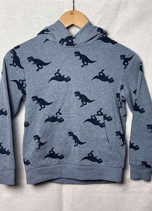 Дитяче худі h&m з принтом динозаврів розмір 122/128 (6–8 років)