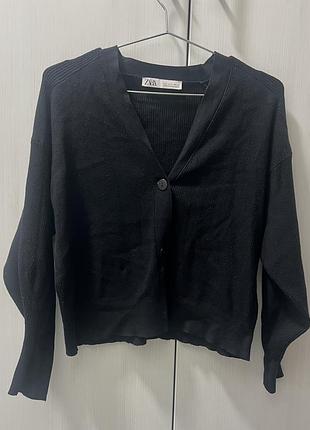 Жіночий кардиган zara чорний розмір s