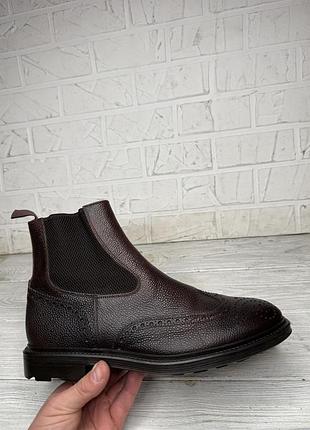 Крутые модные ботинки челси бренда boggi milano