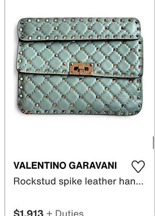 Valentino garavani rockstud spike сумка після реставрації