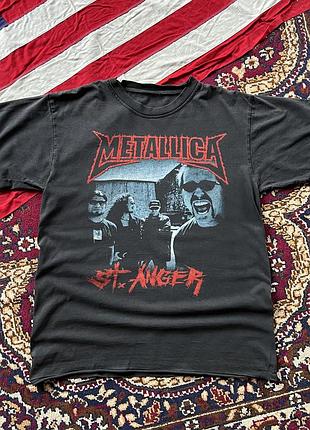 Рок футболка metallica sr. anger vintage мерч