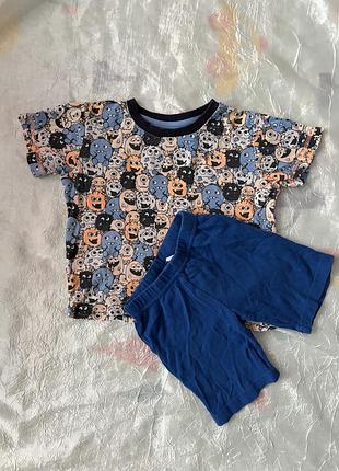 Футболка cool, р.12-18m и шорты