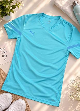 Футболка чоловіча puma бірюзова