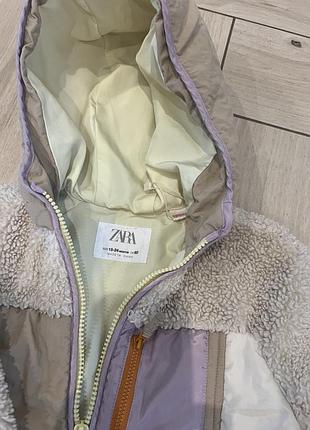 Куртка шерпа zara 3