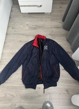 Чоловіча куртка off-white демісезонна синя