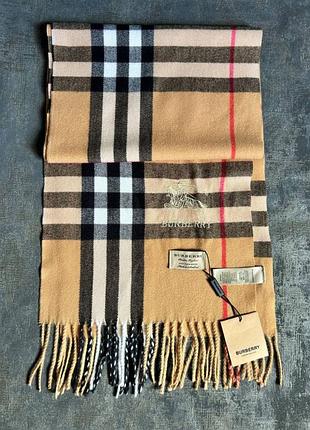 Шарф burberry кашеміровий у клітинку