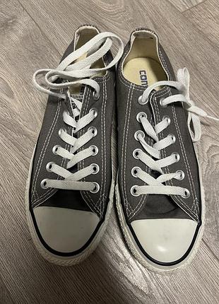 Кеди унісекс converse сірі