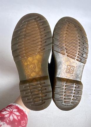 Шкіряні лаковані чобітки dr. martens 5