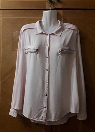 Ashley brooke стильная вискозная блуза рубашка