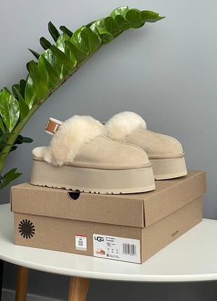 Женские угги ugg funkette slipper platform sand 36-41 новинка