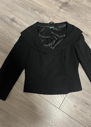 Жакет жіночий united colors of benetton чорний