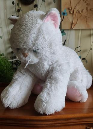 Оригинальная мягкая игрушка белая кошка / котенок build-a-bear workshop