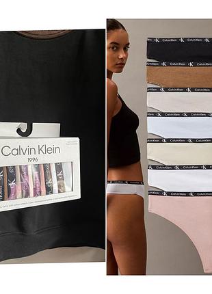 Жіночі труси стрінги calvin klein 1996 modern thong (поштучно)