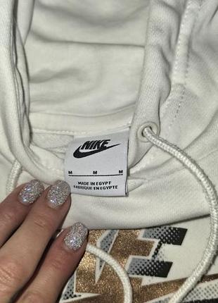 Худи женский nike s - m белый 3