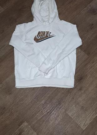 Худи женский nike s - m белый 2