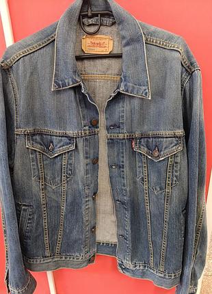 Винтажная джинсовая куртка levis 70550 trucker jacket (m) оригинал!