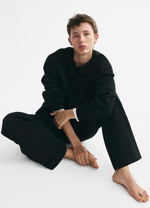 Новые спортивные широкие брюки на флисе h&amp;m. новая коллекция!
