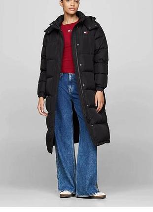 Пуховик жіночий tommy jeans чорний