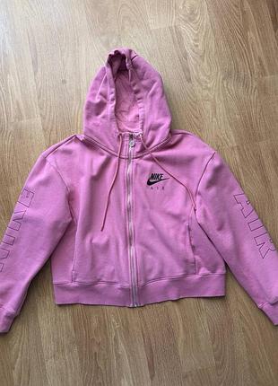 Зіп-худі nike w nsw air hoodie fz flc bb