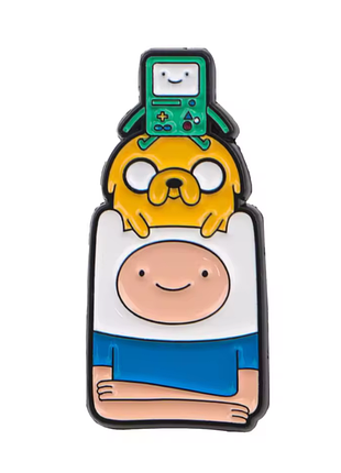 Значок время приключений adventure time finn and jake bmo брошка финн джейк приставка бимо мультфильм cartoon network bimo