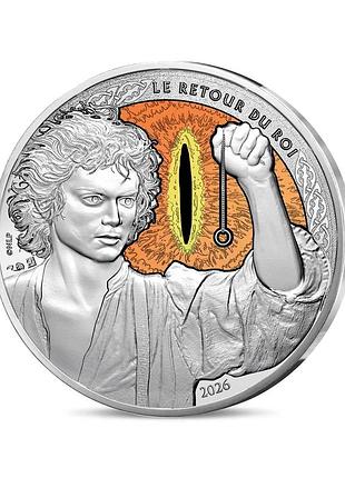 Франція 10 євро 2026 — срібна монета «володар перснів: фродо і єдиний перстень» (monnaie de paris)