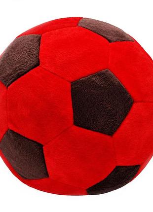 Іграшка м'яконабивна м'яч футбольний мс 180402-01(red) 22 см