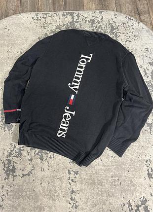 Чоловічий светр tommy hilfiger jeans чорний