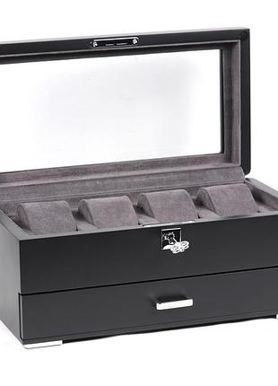 Скринька для зберігання годинників salvadore wb/3420/4.bl-ch