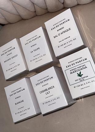 Дуже шлейфові парфуми  byredo унісекс 100 мл парфюм франція