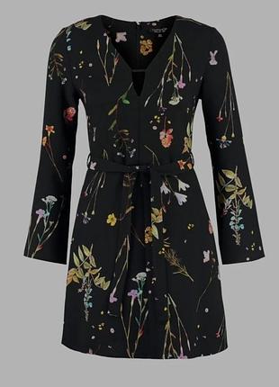 Квіткова сукня topshop в ідеальному стані, розмір 38 (s/m)
