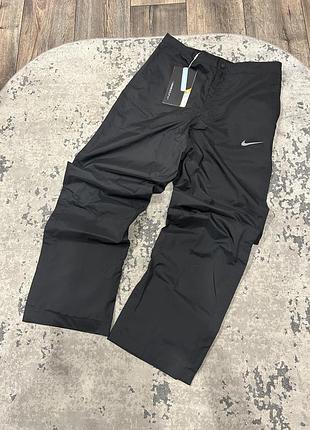 Чоловічі спортивні штани nike чорні нейлонові