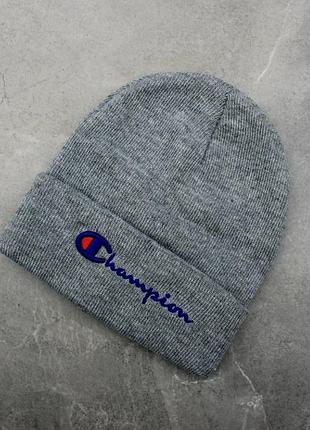 Шапка унісекс champion чорна 3