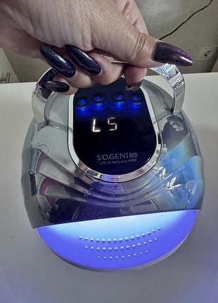 Лампа для маникюра sogeni led uv nail lamp 168w