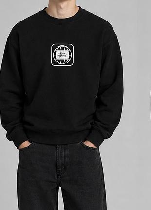 Stussy мужской котоновый свитшот оригинал