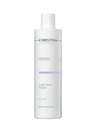 Очищувальний тонік з лавандою для сухої шкіри christina fresh purifying toner for dry skin with lavander 300 мл (23817)
