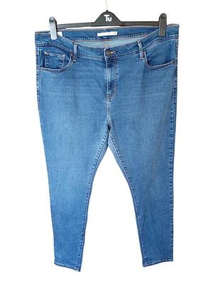 Жіночі джинси levi's сині з високою посадкою
