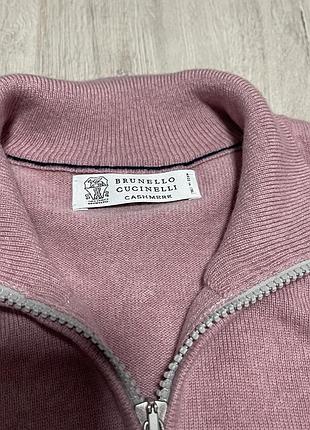 Кофта джемпер 1/4 brunello cucinelli розмір л 2