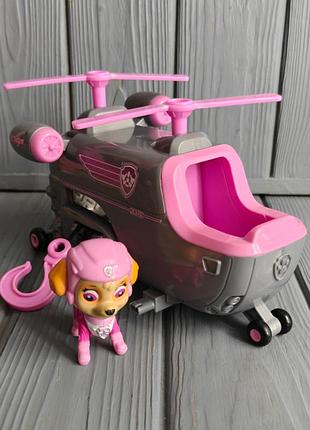 Ігровий набір скай і рятувальний вертоліт щенячий патруль paw patrol