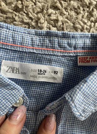 Сорочка дитяча zara 92 р. 2