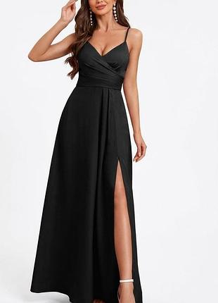 Плаття атласне shein