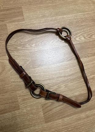 Ремень пояс кожа massimo dutti