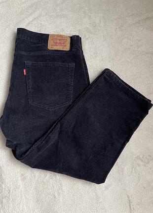 Вельветові штани levi's 630 straight leg button fly (оригінал)